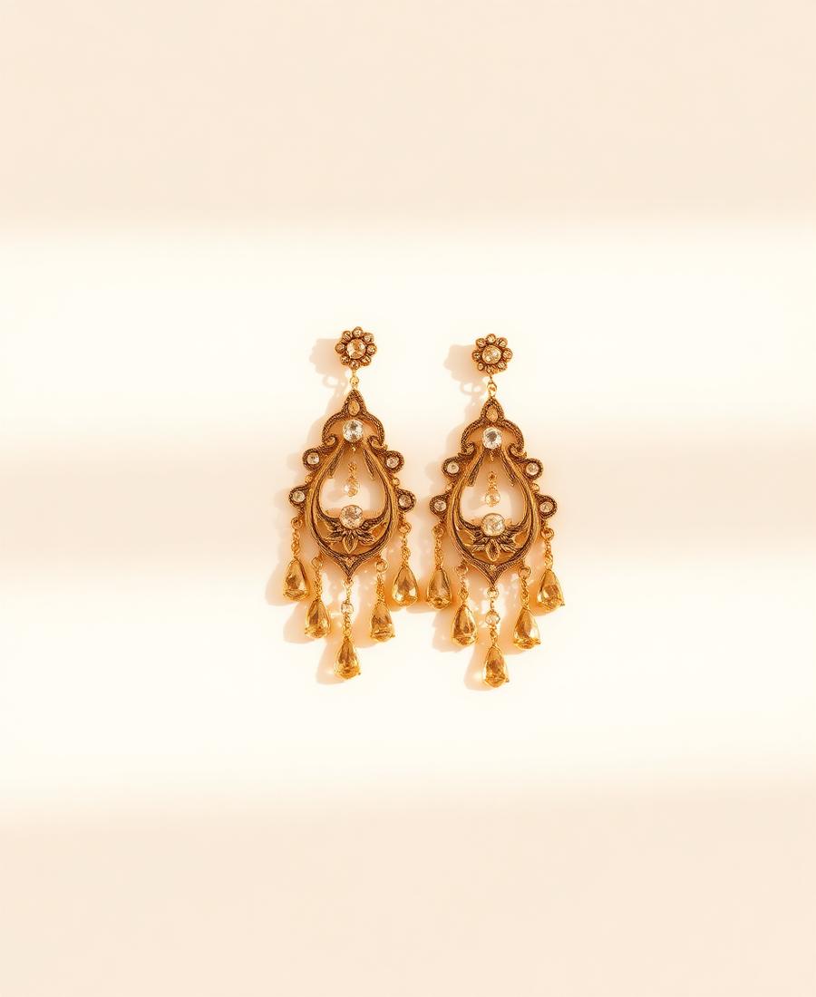 Filigree Chandelier Drops